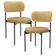Kit 02 Cadeiras Estofadas Para Sala De Jantar Louvre L02 Couríssimo Fendi - Lyam Decor