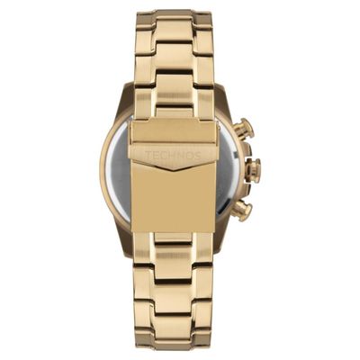 Relógio Technos Masculino Ref: Os1abr/t1p Cronógrafo Dourado