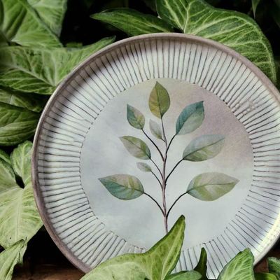 Jogo 12 Pratos de Sobremesa 21,5cm Cerâmica Stoneware Porto Brasil Mesa Posta