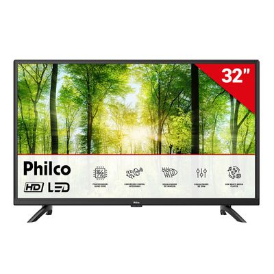 TV 32" Philco HD Digital Integrado PTV32G5NDCPH Bivolt