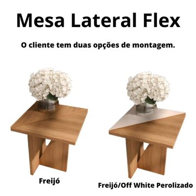 Mesa Para Sala De Estar Lateral Florence - Mdp - Movelove