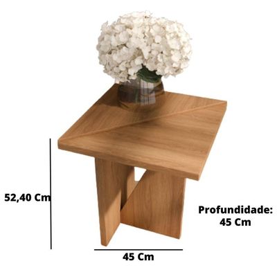 Mesa Para Sala De Estar Lateral Florence - Mdp - Movelove
