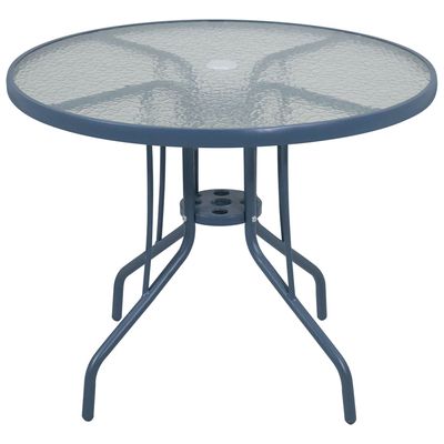 Conjunto Noronha 4 Cadeira em Aluminio + Mesa + G-sol Cinza Bel Único