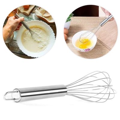 Fouet Batedor Fuê Manual Misturador Ovos Aço Inox