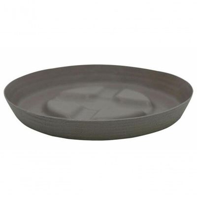 Vaso Tramontina Asteca Em Polietileno Concreto Com Prato 32cm