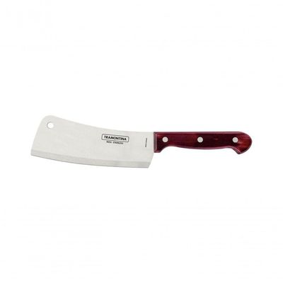 Cutelo Tramontina Polywood 6 Aço Inox Cabo Vermelho