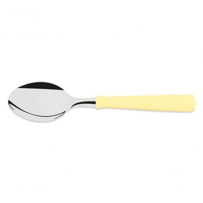 Colher De Mesa Tramontina Inox New Kolor Cabo Vermelho
