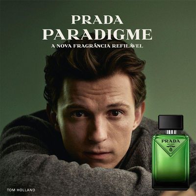 Prada Paradigme Eau De Parfum - Perfume Masculino 150ml - Refil