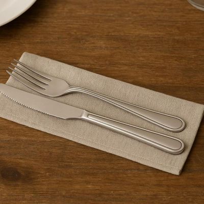 Faqueiro 24 peças Garfos Facas de Mesa Siena Aço Inox Mesa