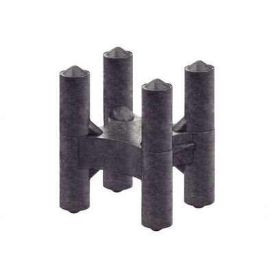 Espaçador Plástico Tramontina Tipo Cadeirinha 20x25mm Para Ferragens Saco Com 100 Unidades