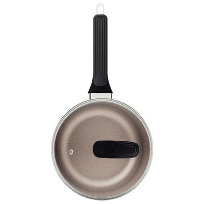 Panela Tramontina Milazzo Alumínio 20cm Com Revestimento Antiaderente Starflon Max Amêndoa