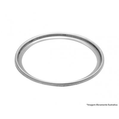 Porta Grelha Redondo 15Cm Aco Inox Blister
