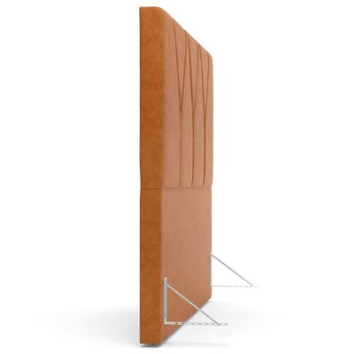 Cabeceira Cama Box Casal  Queen 160 cm Aurora W01 Couríssimo Canela - Lyam Decor