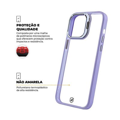 Capa para iPhone 15 - Gravity Lilás - Gshield
