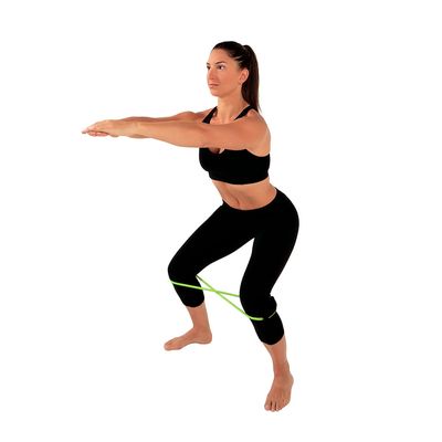Extensor Médio com Alça de Tornozelo Bel Único / Verde