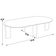 Mesa de Centro Para Sala de Estar Oval Pés Madeira Bulat A03 Hanover Roble - Lyam Decor