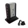 Mini Hub USB 2.0 Com 7 Portas em Torre com Fonte De Alimentação