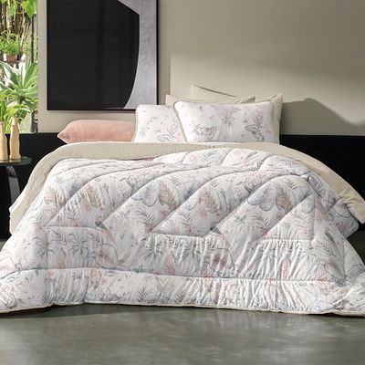 Edredom Solteiro Blend Malha Algodão 170x240cm Altenburg Floresta Real