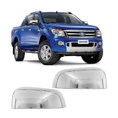 Kit Aplique Cromado Maçaneta Retrovisor Traseira Milha Ford Ranger 2013 à 2015