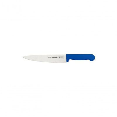 Faca Para Carne Tramontina Com Lâmina Em Aço Inox E Cabo De Polipropileno Azul 8"