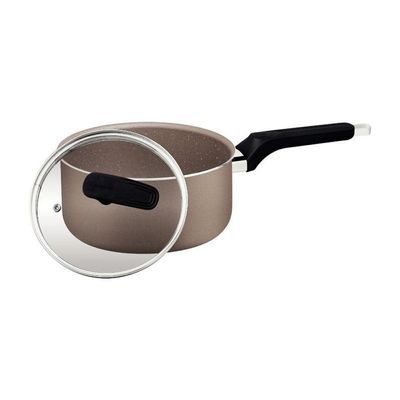 Panela Tramontina Milazzo Alumínio 16cm Com Revestimento Antiaderente Starflon Max Amêndoa