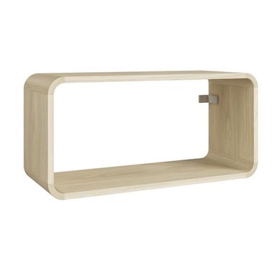 Nicho Prateleira Decorativa Infantil 62,5x30cm Organizador Para Quarto E Decoração Carvalho Araguaia