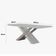 Mesa Sala De Jantar Carol 180cm E 6 Cadeiras Carol Moderna Veludo Creme/off White/imbuia