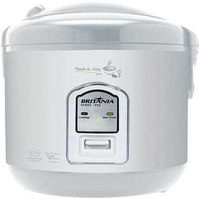 Panela Elétrica de Arroz 10 Xícaras Britânia PA10 Branca 127V 127V
