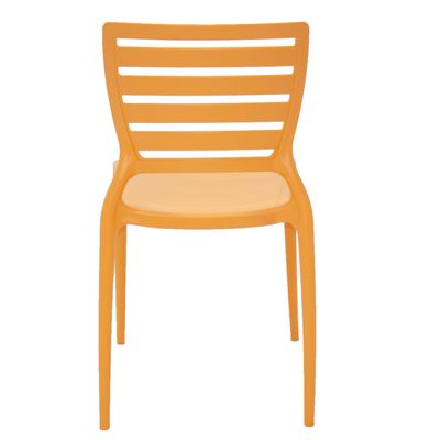 Cadeira Sofia encosto horizontal laranja Tramontina 92237090