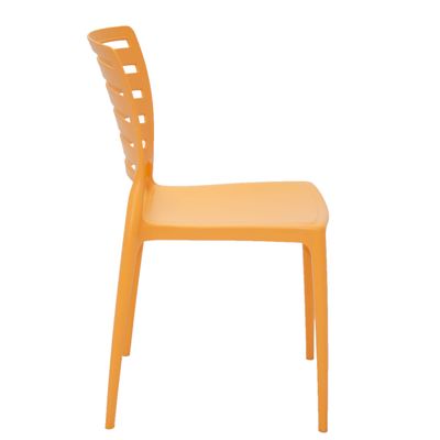 Cadeira Sofia encosto horizontal laranja Tramontina 92237090