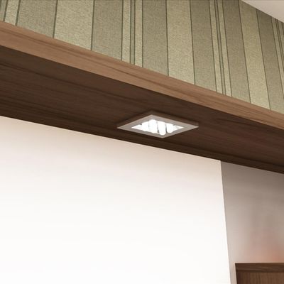 Armário Aéreo Para Banheiro 70cm Com 03 Prateleiras E Espelho Veneza B06 Branco Nogal - Lyam Decor