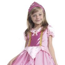 Fantasia Infantil Princesa Rosa STD Tam G ( 10 a 12 anos) Sulamericana Fantasias