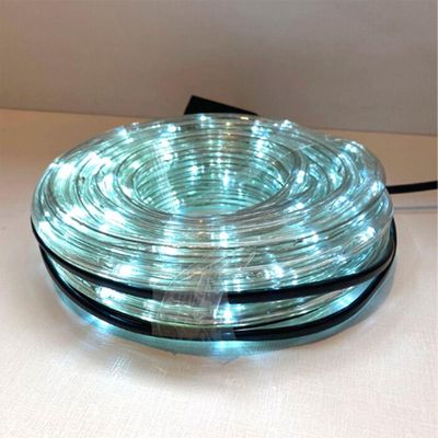 Mangueira Iluminada 162 Leds Pisca 110v 10m Tomada Decoração Natal Branco