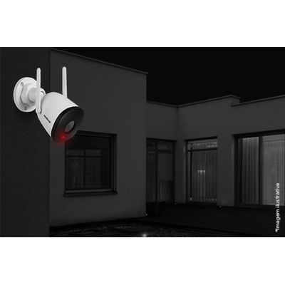 Câmera de Segurança IP Wi-Fi Intelbras Digital Mibo im5 Visão Noturna