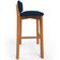 Kit 04 Banquetas Alta Para Cozinha Sala de Jantar Bar Dara L02 Suede Azul Marinho - Lyam Decor