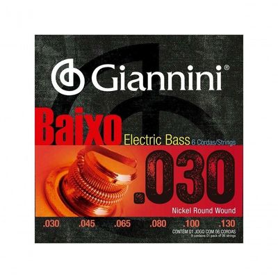 Corda Giannini Contrabaixo Geebrl 6 0.030 Leve