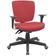 Kit 3 Cadeiras de Escritório Executiva Office Giratória Preto Baixa Flexi P03 Vinil Vermelho - Lyam