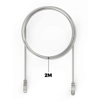 Cabo de Rede CAT.5E - 2m - Cinza - HP