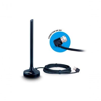 Antena Interna- Externa Aquario Dtv-100p Vhf- Uhf- Fm-...