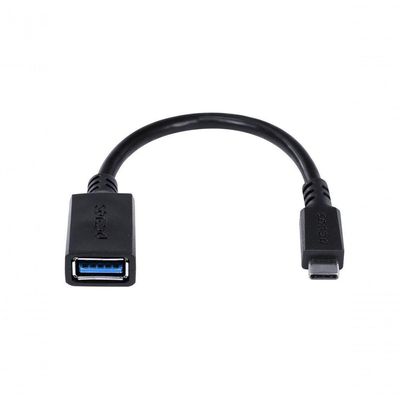 Cabo Adaptador Otg Tipo C Para Usb A 3.0 Para Celular Smartphone 15 Cm Preto - P3amup-15