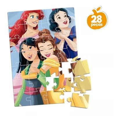 Quebra Cabeça de Chão 28 Peças Disney Princesa 8046 - Toyster
