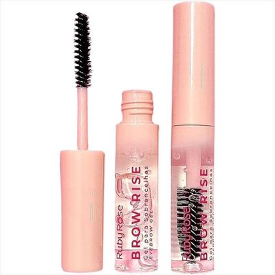 Kit Ruby Rose Brow Rise Sobrancelha+iluminador Pink Luster