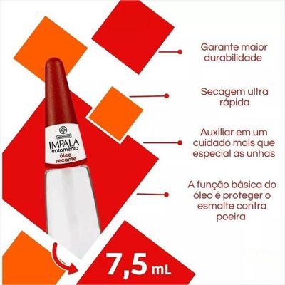 Impala Esmalte Tratamento Oleo Secante 7,5ml