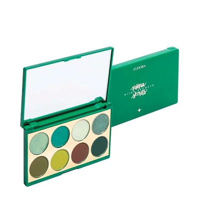 Eudora Niina Secrets - Paleta De Sombras Verde 5,6g
