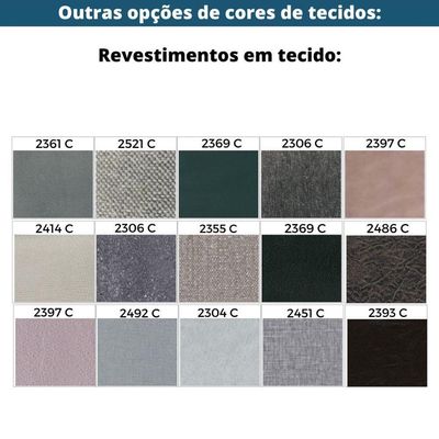 Cabeceira Mh-2696 Herval Estofado Queen Para Colchão 158 Cm Em Linho Creme A