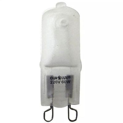 Lampada Halogena Ouropin G9 20w 220v Fosca - 01321 - Ourolux Lamp.halogena Ouropin G9 20w 220v Fosca 01321