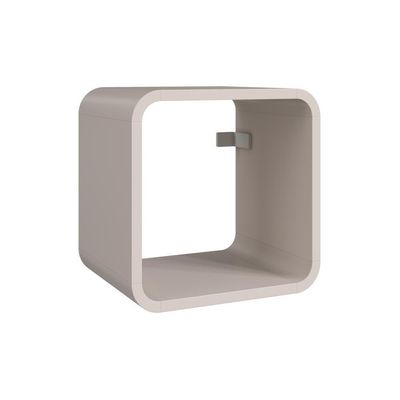 Nicho Prateleira Decorativa Infantil 30x30cm Organizador Para Quarto E Decoração Bege Dunas