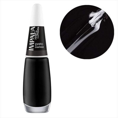 Impala Esmalte A Cor Da Sua Moda Preto 7,5ml