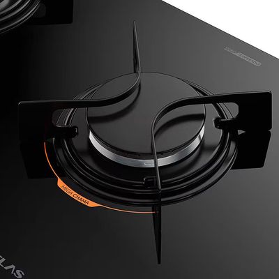 Cooktop a Gás Atlas U Top 5 Bocas Mesa de Vidro Preto