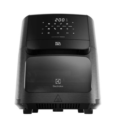 Fritadeira Air Fryer Oven Electrolux EAF85 Experience Rita Lobo 12L 5 em 1 Grafite / 220V